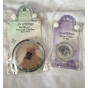 StreetWear GirlMagic Pressed Powder & FX Swirl Eyes Lot Y2K Revlon NOS